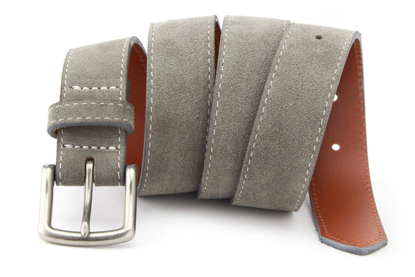 The Greyer Grey Suede Belt | BeltCraft The Greyer Grey Suede Belt | BeltCraft