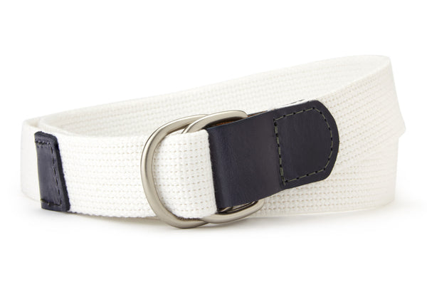 Men's White Belts - Leather, Suede, and Cotton - Handmade in USA | BeltCraft Men's White Belts - Leather, Suede, and Cotton - Handmade in USA | BeltCraft
