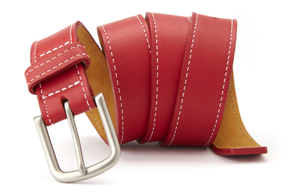 mens red dress belt Amazon.com: Handmade Leather Belt 1 1/2" Genuine Red Leather Belt Changable Buckle, Leather Dress Belt, Birthday Gift, Fathers Day, Big and Tall, Personalized Free, Proudly Made in USA : Clothing, Shoes &