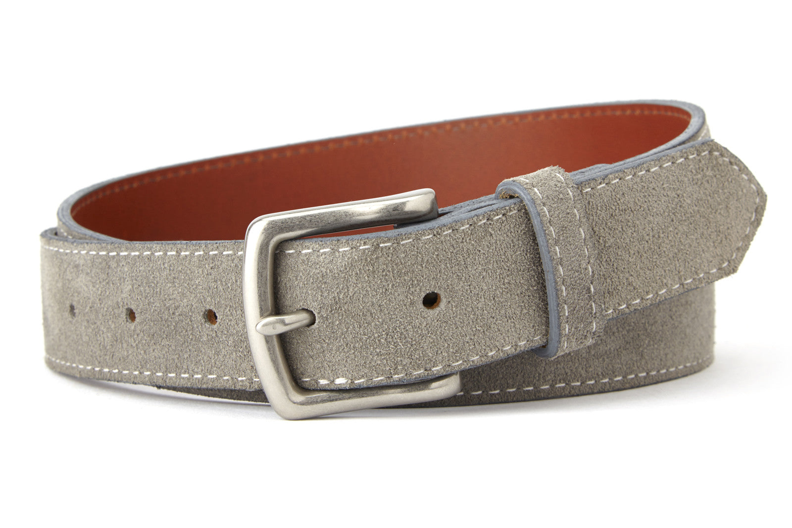 The Greyer Grey Suede Belt The Greyer Grey Suede Belt